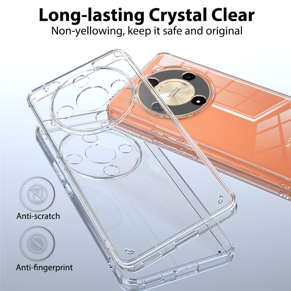 For Honor X9b 5G  /  Magic6 Lite 5G Clear Case TPU+Acrylic Shockproof Phone Cover