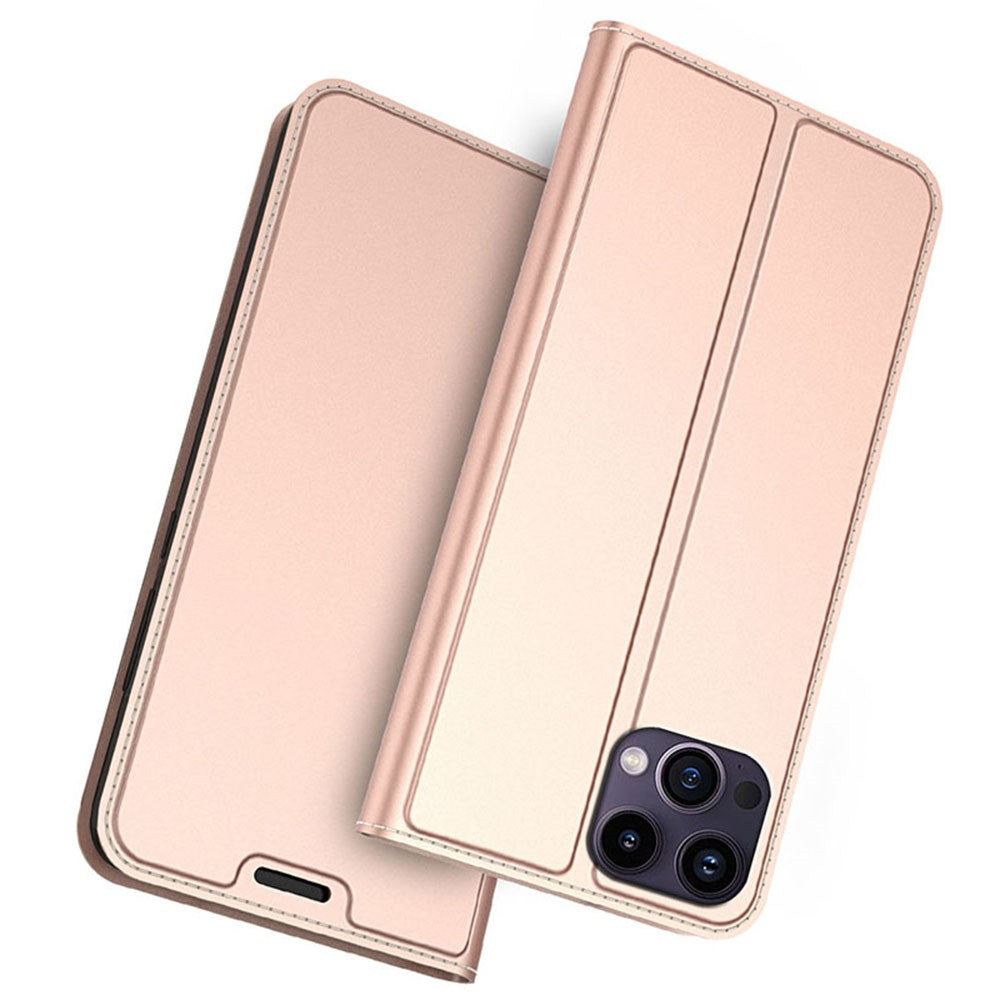 For iPhone 13 Pro Max Case Stand Leather Phone Cover with Card Holder Built-In Magnetic Closure