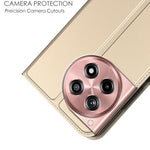 OnePlus 12R 5G / Ace 3 5G-skal Stark magnetisk stängning Skyddande lädermobilfodral Kortplats