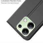 For Xiaomi Redmi Note 13 4G Case Magnetic Adsorption Shockproof Leather Phone Cover