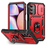 Til Samsung Galaxy A15 4G / 5G Cover TPU+PC Slide Camshield Kickstand Telefoncover