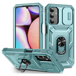 Til Samsung Galaxy A15 4G / 5G Cover TPU+PC Slide Camshield Kickstand Telefoncover