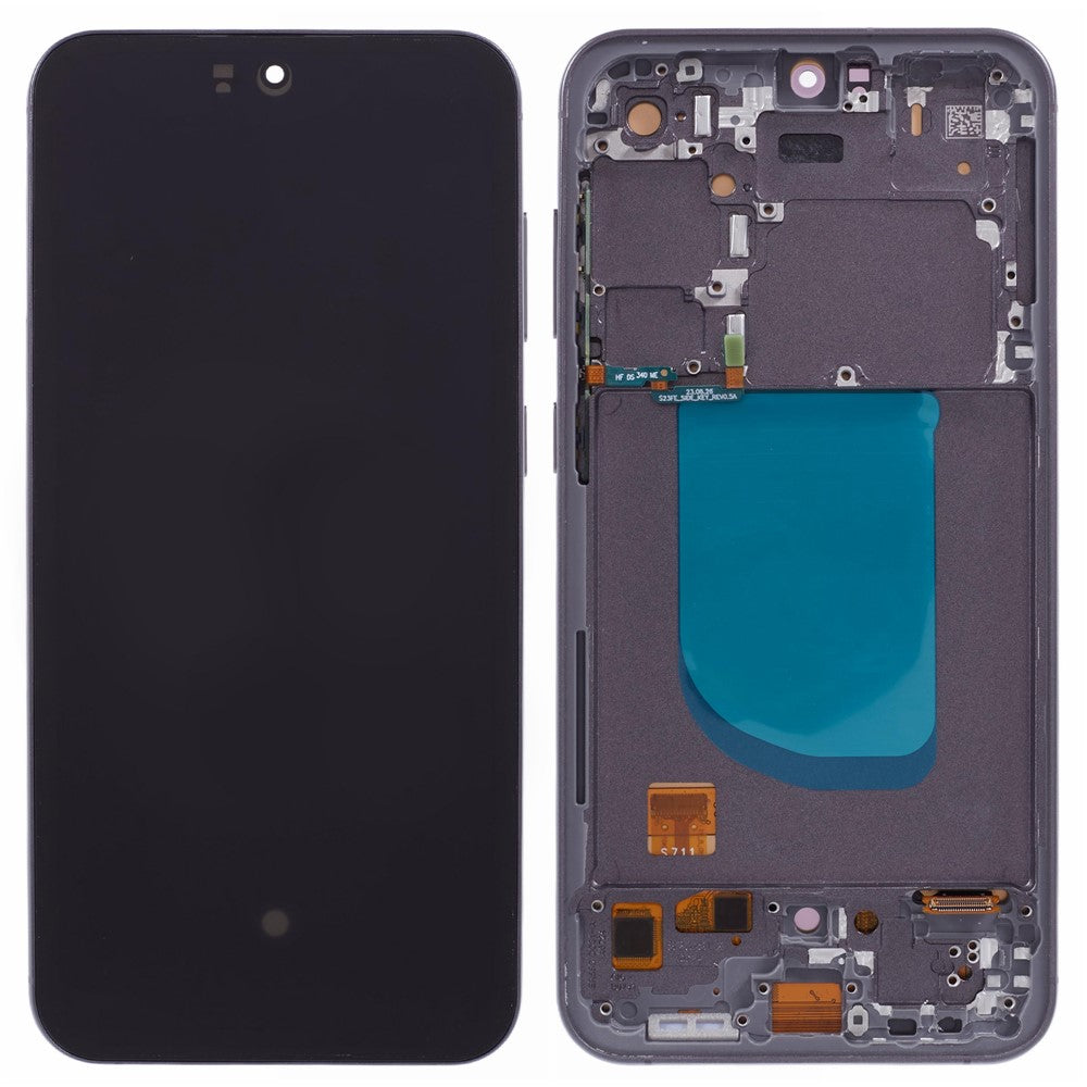 For Samsung Galaxy S23 FE S711 Grade C OLED Screen and Digitizer Assembly + Frame Replacement Part (Without Logo)