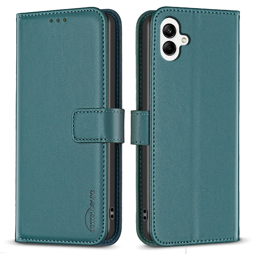 BINFEN COLOR BF17 For Samsung Galaxy A06 4G Leather Phone Case Wallet Cover