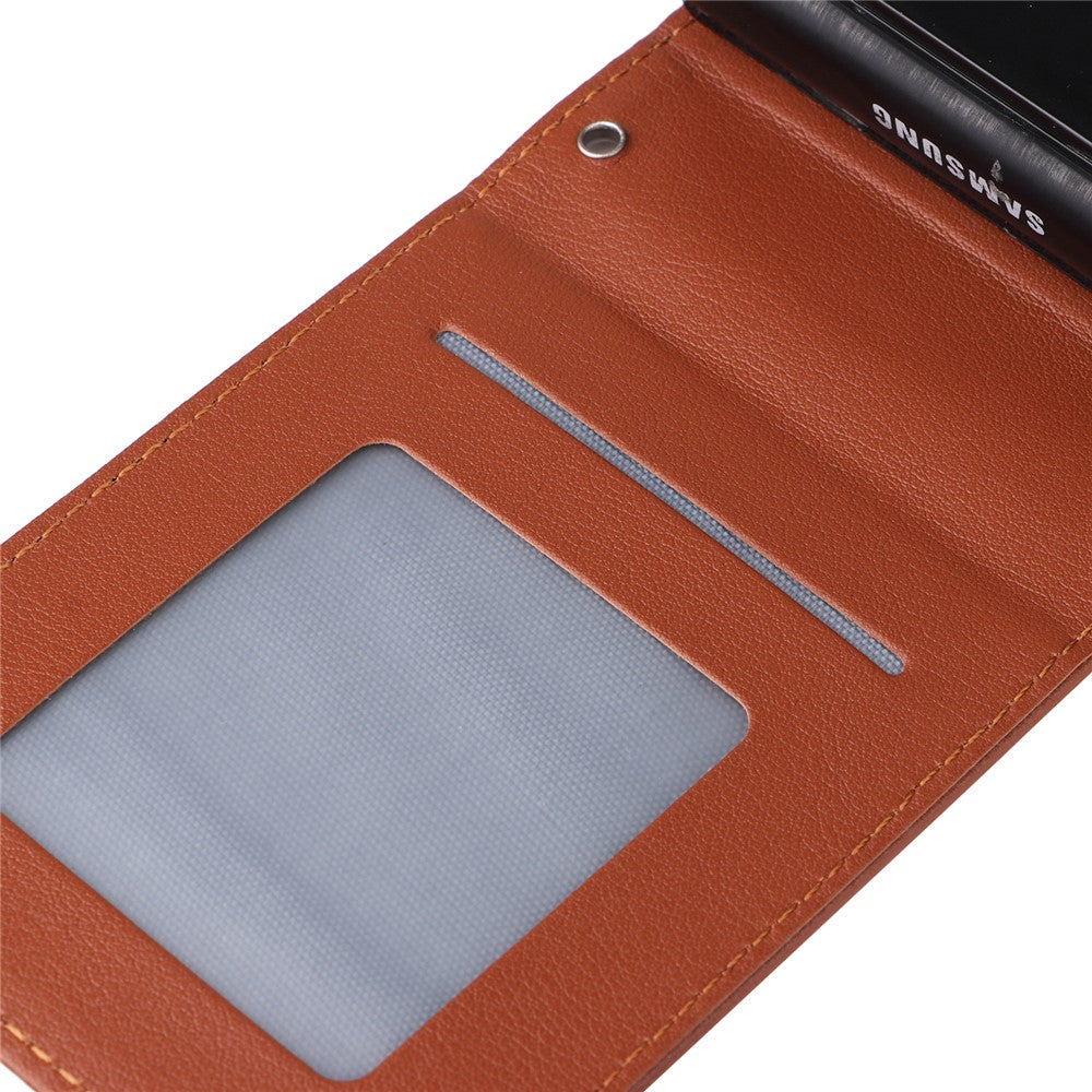 For Samsung Galaxy Z Flip4 5G Case Card Slots PU Leather Phone Cover