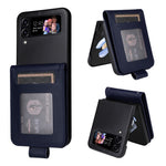 For Samsung Galaxy Z Flip4 5G Case Card Slots PU Leather Phone Cover