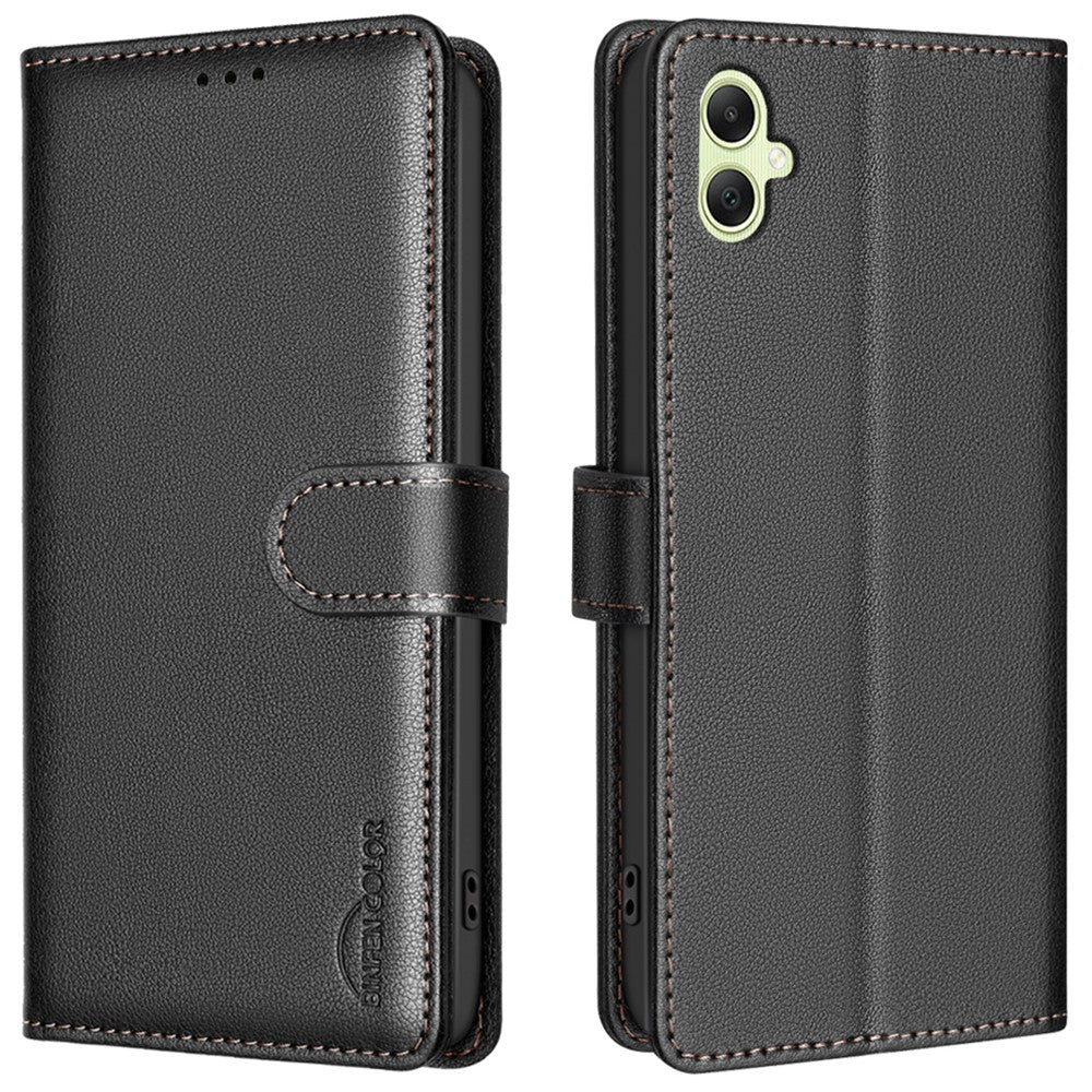 BINFEN COLOR BF32 Til Samsung Galaxy A006 4G Etui PU-Læder Litchi Tekstur Telefoncover