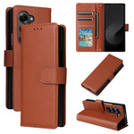 Til Samsung Galaxy Z Fold6 5G lædercover med kortholder