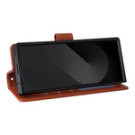 Til Samsung Galaxy Z Fold6 5G lædercover med kortholder