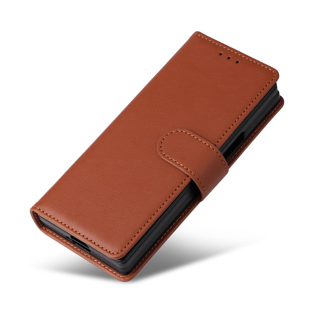 Til Samsung Galaxy Z Fold6 5G lædercover med kortholder