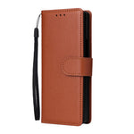 Til Samsung Galaxy Z Fold6 5G lædercover med kortholder