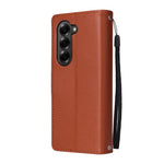 Til Samsung Galaxy Z Fold6 5G lædercover med kortholder