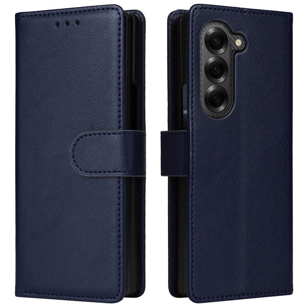 Til Samsung Galaxy Z Fold6 5G lædercover med kortholder