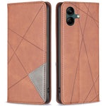 For Samsung Galaxy A06 4G Case Card Slots PU Leather Geometric Phone Cover