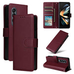 Til Samsung Galaxy Z Fold4 5G cover i PU-læder med 3 kortpladser