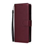 Til Samsung Galaxy Z Fold4 5G cover i PU-læder med 3 kortpladser