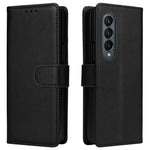 Til Samsung Galaxy Z Fold4 5G cover i PU-læder med 3 kortpladser