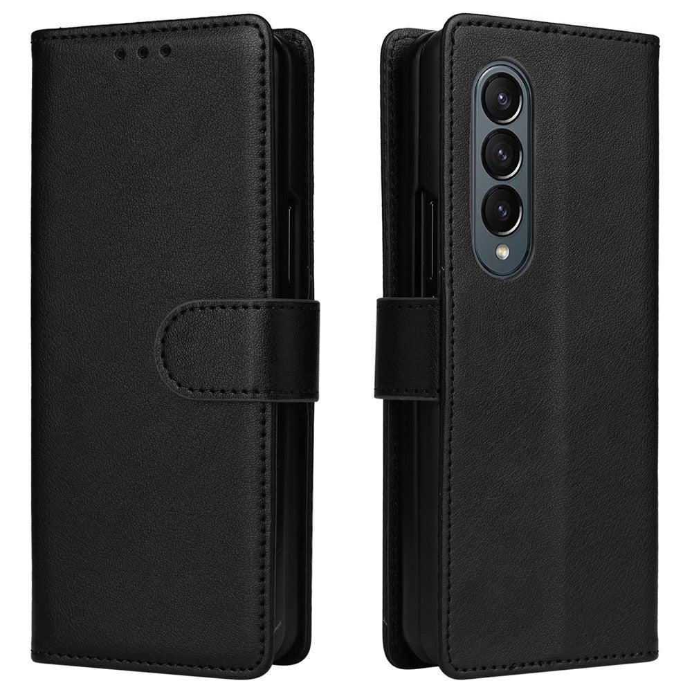 Til Samsung Galaxy Z Fold4 5G cover i PU-læder med 3 kortpladser