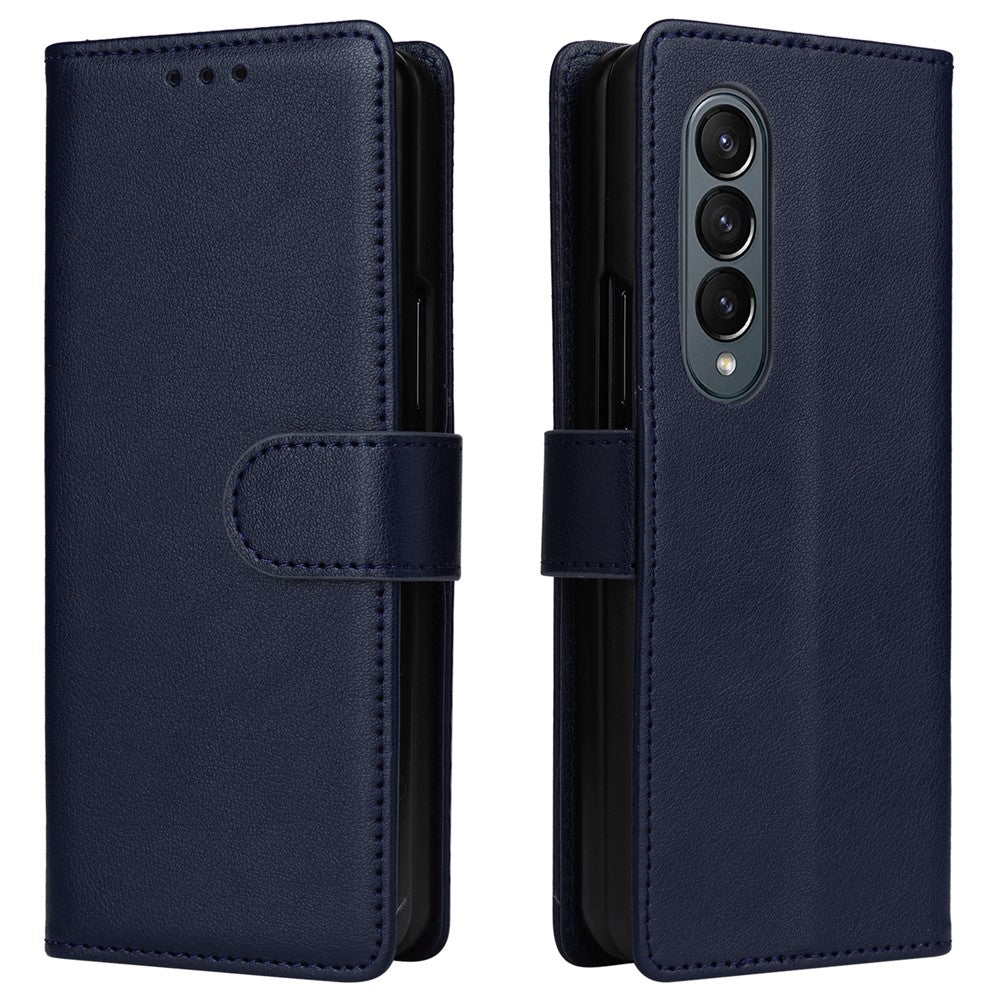 Til Samsung Galaxy Z Fold4 5G cover i PU-læder med 3 kortpladser