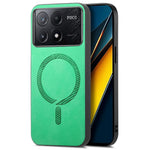 For Xiaomi Poco X6 Pro 5G  /  Redmi K70E 5G Leather Back Magnetic Case Skin-Touch Phone Cover