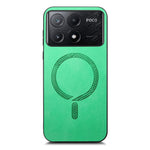 For Xiaomi Poco X6 Pro 5G  /  Redmi K70E 5G Leather Back Magnetic Case Skin-Touch Phone Cover