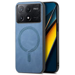 For Xiaomi Poco X6 Pro 5G  /  Redmi K70E 5G Leather Back Magnetic Case Skin-Touch Phone Cover
