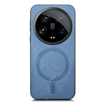 For Xiaomi 14 Ultra Leather Back Magnetic Case Skin-touch Phone Cover