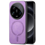 For Xiaomi 14 Ultra Leather Back Magnetic Case Skin-touch Phone Cover