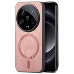 For Xiaomi 14 Ultra Leather Back Magnetic Case Skin-touch Phone Cover
