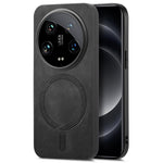 For Xiaomi 14 Ultra Leather Back Magnetic Case Skin-touch Phone Cover