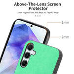 Til Samsung Galaxy A55 5G læderbagcover magnetisk etui hudvenligt telefoncover