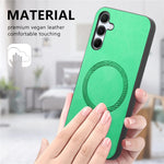 Til Samsung Galaxy A55 5G læderbagcover magnetisk etui hudvenligt telefoncover