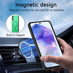 Til Samsung Galaxy A55 5G læderbagcover magnetisk etui hudvenligt telefoncover