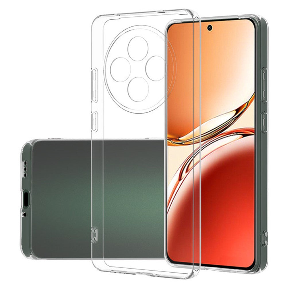 For Oppo Reno12 F 5G / 4G Case Transparent TPU Slim Fit Mobile Phone Cover