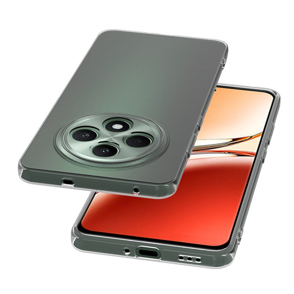 For Oppo Reno12 F 5G / 4G Case Transparent TPU Slim Fit Mobile Phone Cover