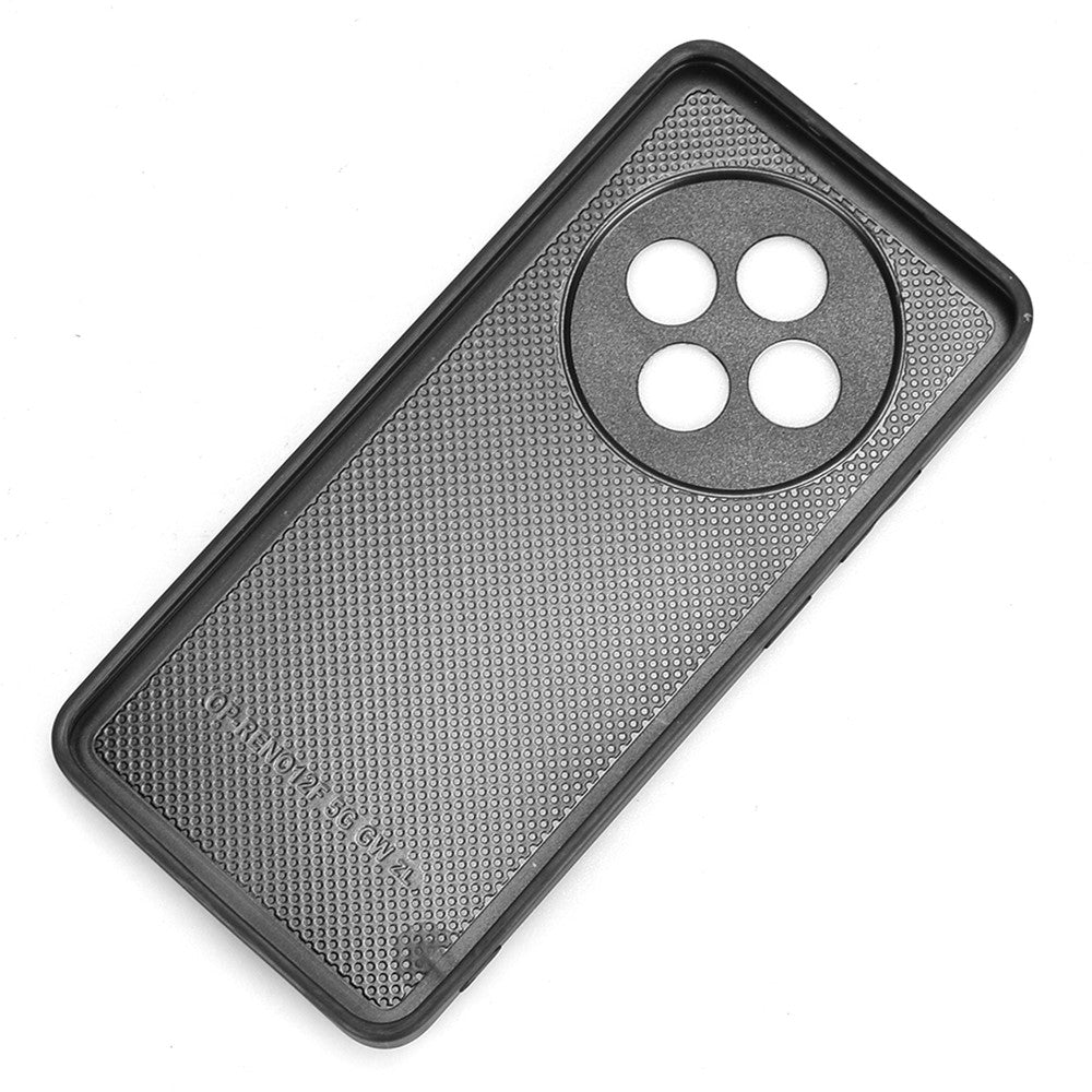 For Oppo Reno12 F 4G Cell Phone Case Stitching Line PU Leather+PC+TPU Anti-Drop Cover