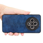 For Oppo Reno12 F 4G Cell Phone Case Stitching Line PU Leather+PC+TPU Anti-Drop Cover
