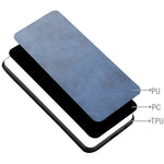 For Oppo Reno12 F 4G Cell Phone Case Stitching Line PU Leather+PC+TPU Anti-Drop Cover