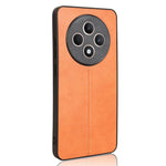 For Oppo Reno12 F 4G Cell Phone Case Stitching Line PU Leather+PC+TPU Anti-Drop Cover