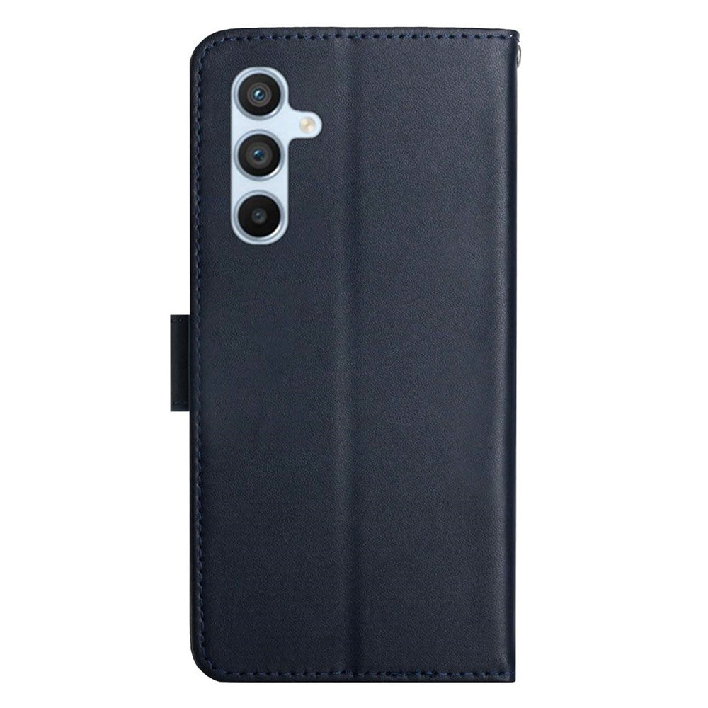 HT02 Til Samsung Galaxy A16 5G / A16 4G Etui Ægte Koskind Telefoncover Nappa Tekstur