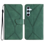 HT05 Til Samsung Galaxy A16 5G / A16 4G Telefoncover Skin-Touch Linjer PU Læder Flip Cover