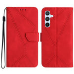 HT05 Til Samsung Galaxy A16 5G / A16 4G Telefoncover Skin-Touch Linjer PU Læder Flip Cover