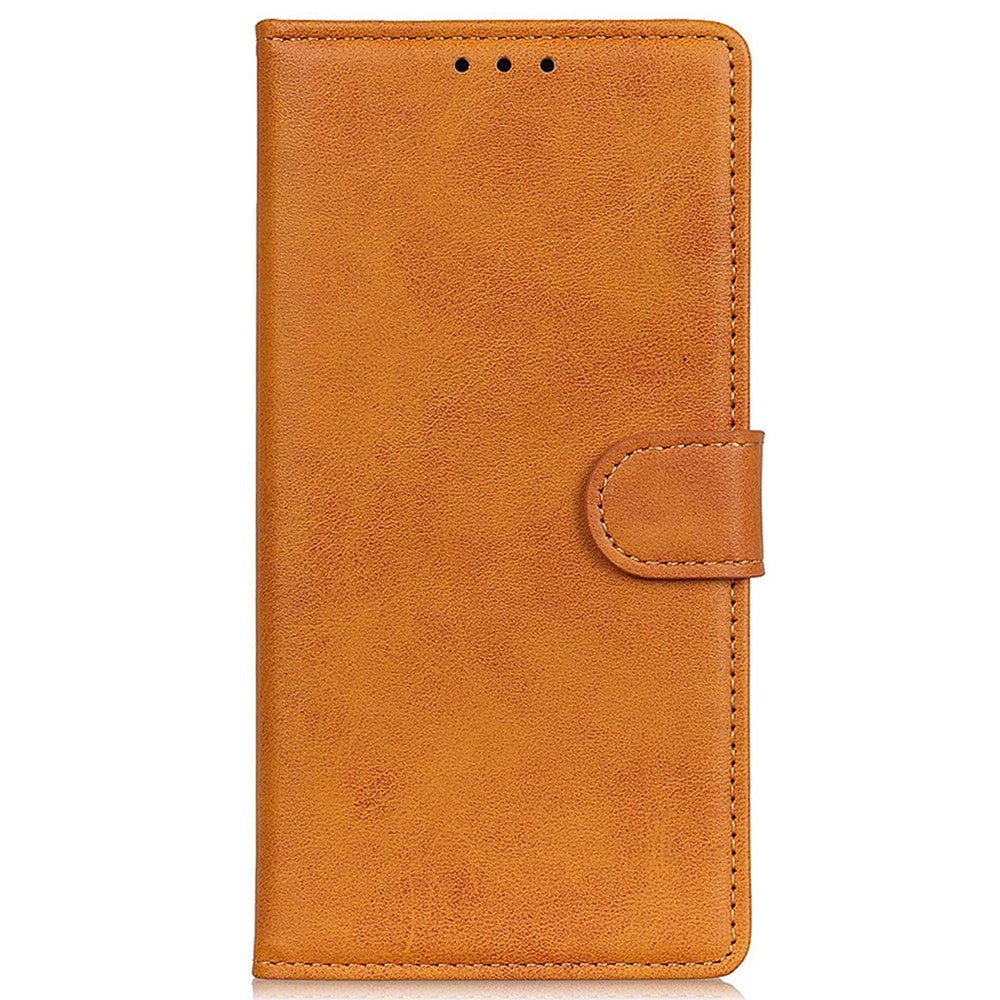 For Samsung Galaxy M35 5G Stand Wallet Case Cowhide Texture Leather Phone Cover