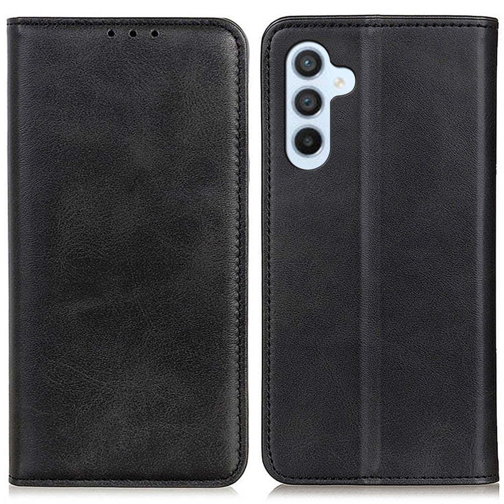 Til Samsung Galaxy M35 5G Cover i splittet læder med flip-pung