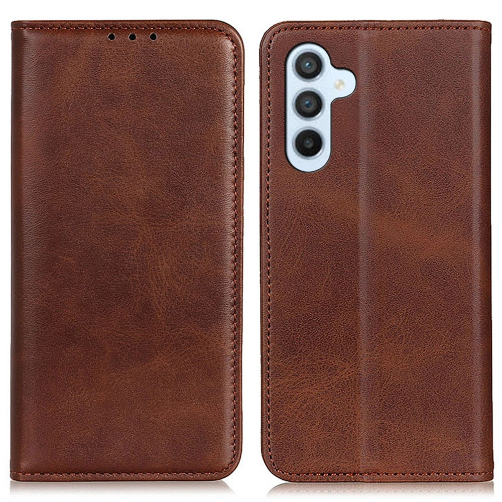 Til Samsung Galaxy M35 5G Cover i splittet læder med flip-pung