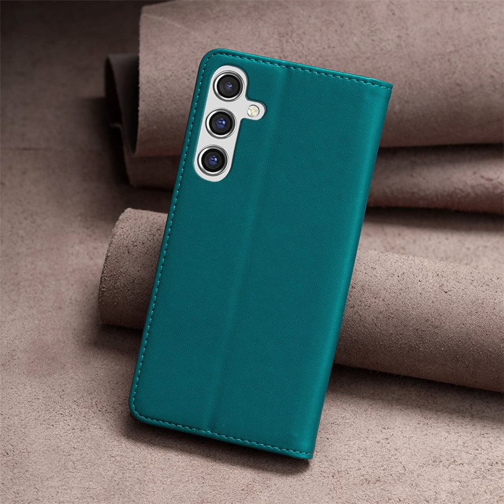 BINFEN COLOR BF18 For Samsung Galaxy A16 5G / A16 4G Case Leather Phone Cover with 3 Card Slots