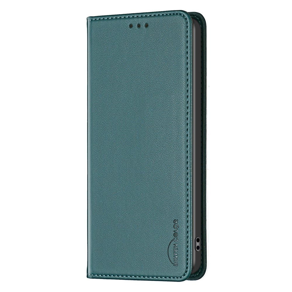 BINFEN COLOR BF18 For Samsung Galaxy A16 5G / A16 4G Case Leather Phone Cover with 3 Card Slots