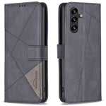 BINFEN COLOR til Samsung Galaxy A16 5G / A16 4G Telefoncovers Pung Stand Geometrisk Prægning Læder Cover