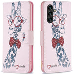 Til Samsung Galaxy A16 5G / A16 4G Pung Etui Mønsterprint Telefon Læder Cover