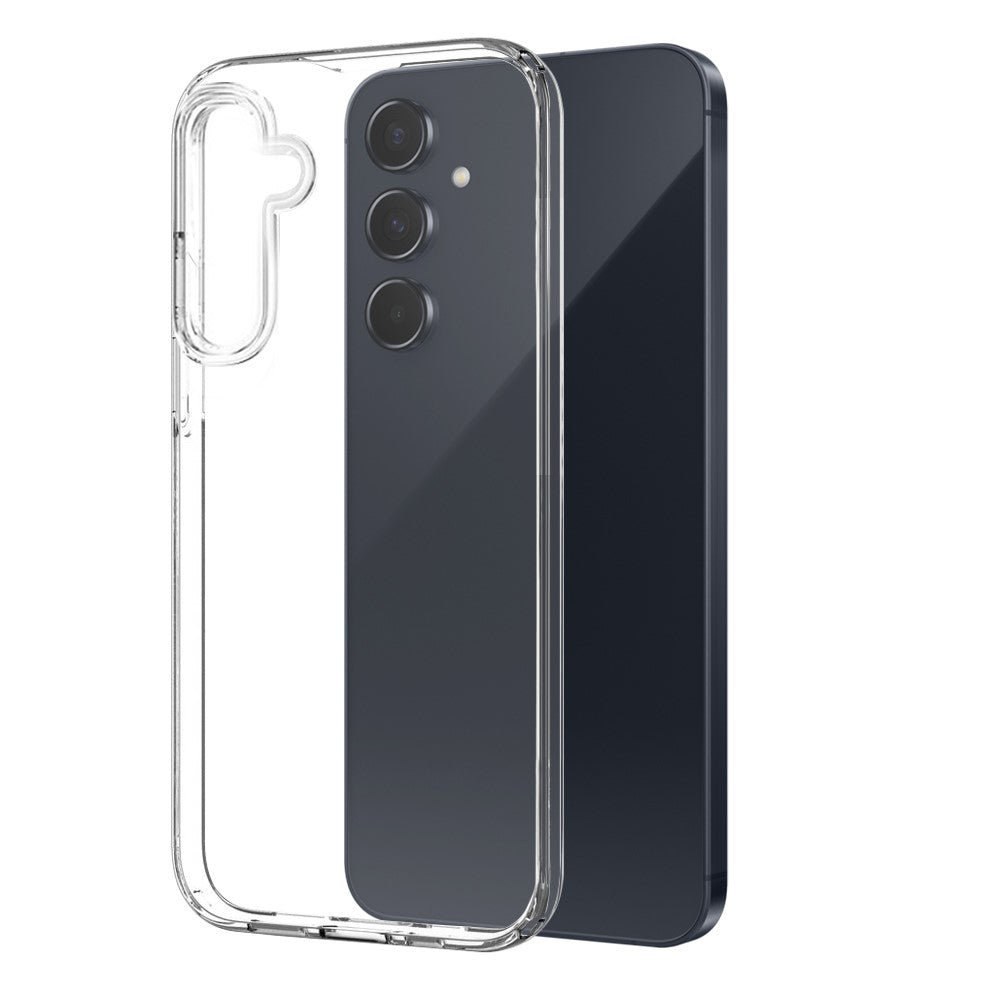 NORTHJO til Samsung Galaxy A55 5G TPU Cover Sæt med Skærmbeskytter og Linsefilm